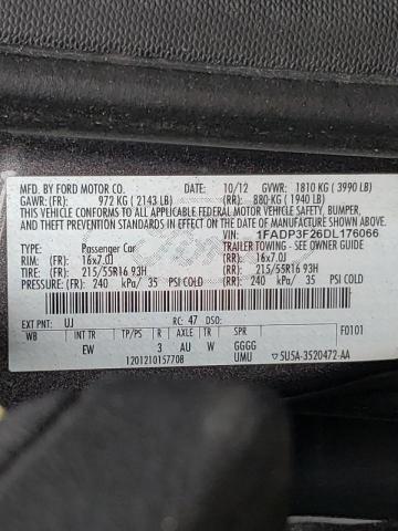 Photo 9 VIN: 1FADP3F26DL176066 - FORD FOCUS SE 