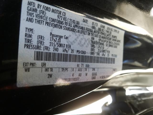 Photo 9 VIN: 1FADP3F26DL235200 - FORD FOCUS SE 