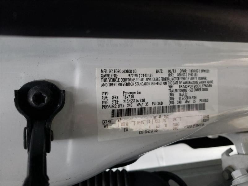 Photo 9 VIN: 1FADP3F26DL376350 - FORD FOCUS SE 