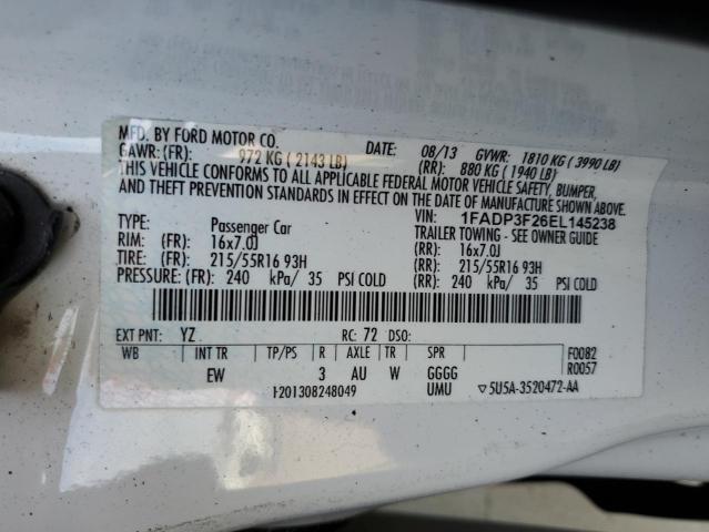 Photo 11 VIN: 1FADP3F26EL145238 - FORD FOCUS 