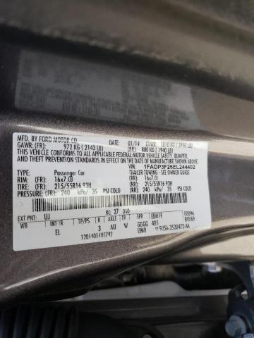 Photo 9 VIN: 1FADP3F26EL244402 - FORD FOCUS SE 