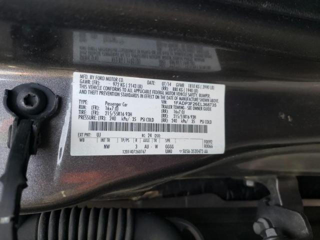 Photo 9 VIN: 1FADP3F26EL368735 - FORD FOCUS SE 