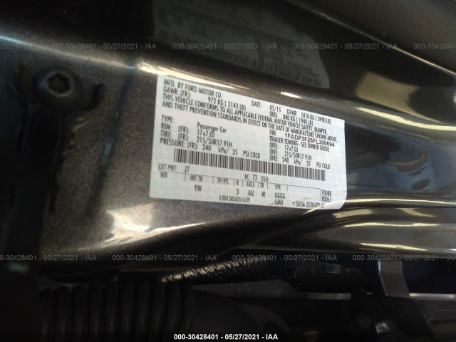 Photo 8 VIN: 1FADP3F26FL300694 - FORD FOCUS 