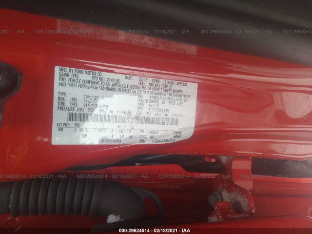 Photo 8 VIN: 1FADP3F26FL318127 - FORD FOCUS 