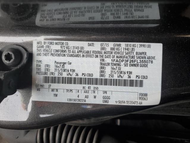 Photo 11 VIN: 1FADP3F26FL355078 - FORD FOCUS SE 