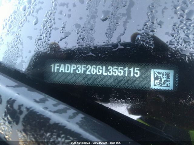 Photo 8 VIN: 1FADP3F26GL355115 - FORD FOCUS 