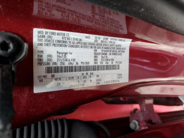 Photo 12 VIN: 1FADP3F26GL397946 - FORD FOCUS 