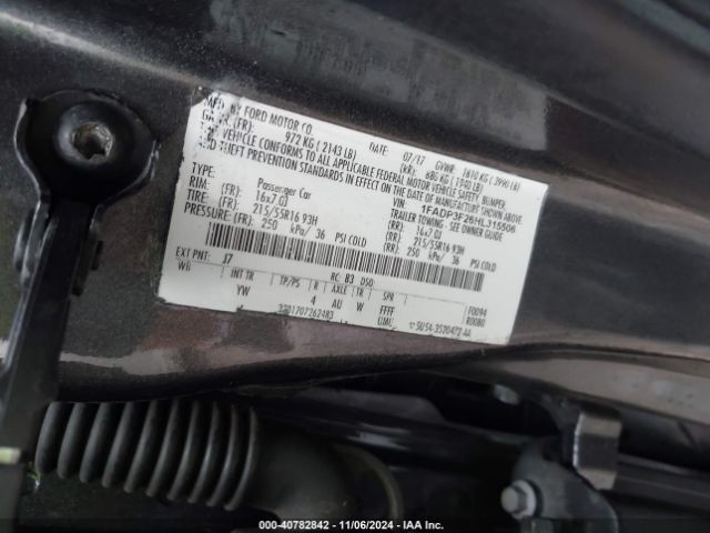 Photo 8 VIN: 1FADP3F26HL315506 - FORD FOCUS 