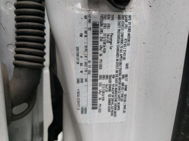 Photo 9 VIN: 1FADP3F26HL321659 - FORD FOCUS SE 