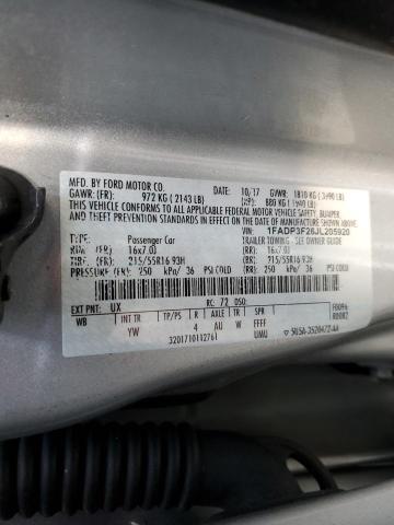 Photo 12 VIN: 1FADP3F26JL205920 - FORD FOCUS SE 