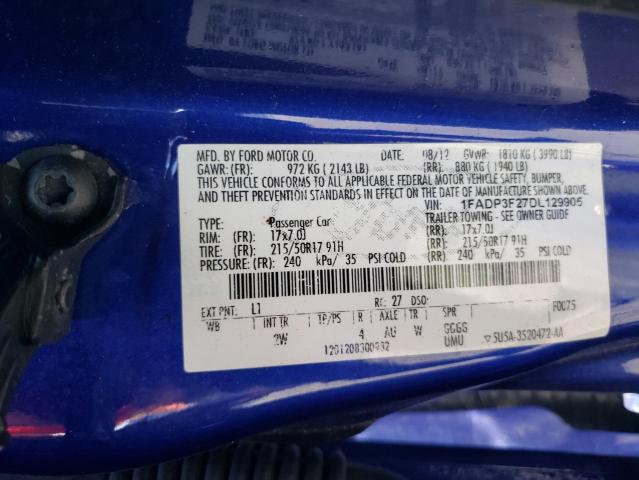 Photo 11 VIN: 1FADP3F27DL129905 - FORD FOCUS SE 