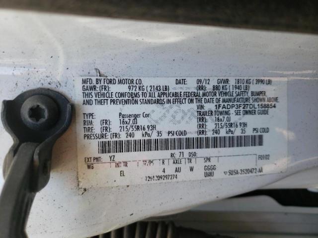 Photo 9 VIN: 1FADP3F27DL158854 - FORD FOCUS SE 