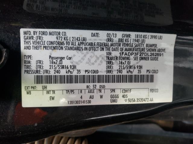 Photo 9 VIN: 1FADP3F27DL262891 - FORD FOCUS SE 