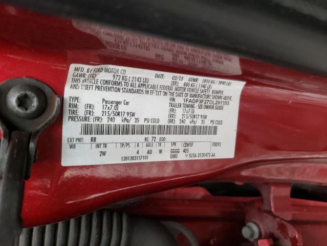 Photo 9 VIN: 1FADP3F27DL291355 - FORD FOCUS SE 