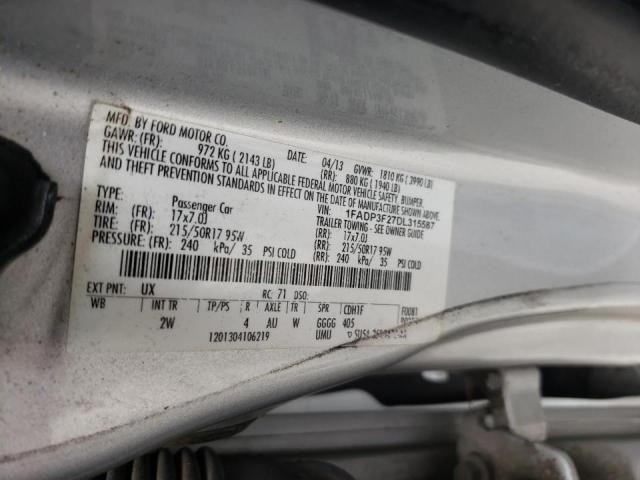 Photo 9 VIN: 1FADP3F27DL315587 - FORD FOCUS SE 