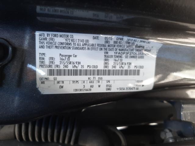 Photo 9 VIN: 1FADP3F27DL352784 - FORD FOCUS SE 