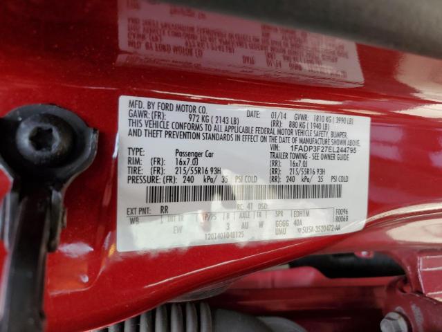 Photo 11 VIN: 1FADP3F27EL244795 - FORD FOCUS 