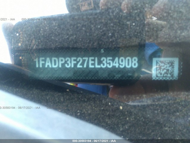 Photo 8 VIN: 1FADP3F27EL354908 - FORD FOCUS 