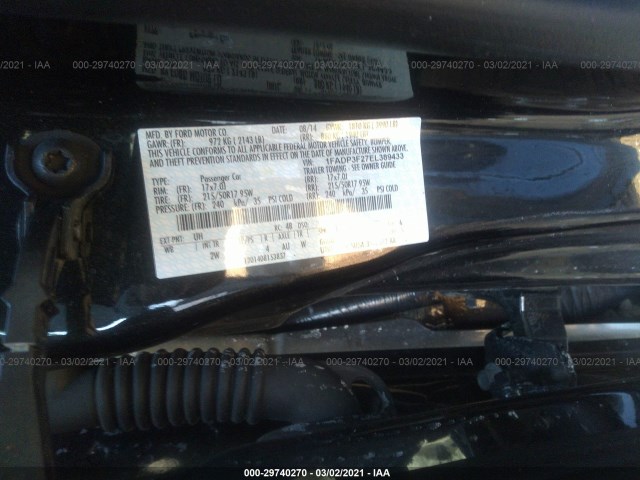 Photo 8 VIN: 1FADP3F27EL389433 - FORD FOCUS 