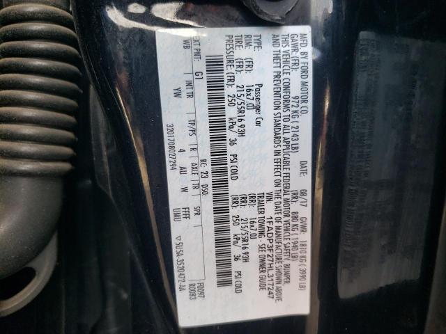 Photo 9 VIN: 1FADP3F27HL317247 - FORD FOCUS SE 