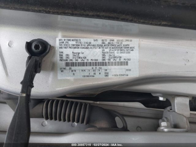 Photo 8 VIN: 1FADP3F28DL121148 - FORD FOCUS 