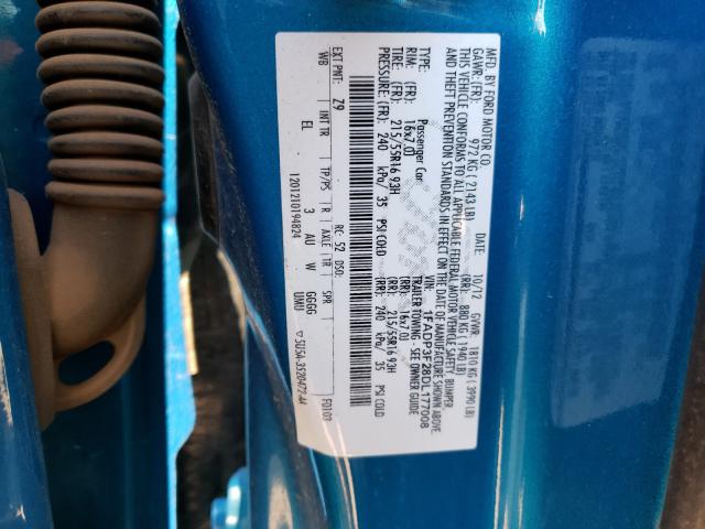 Photo 9 VIN: 1FADP3F28DL177008 - FORD FOCUS SE 