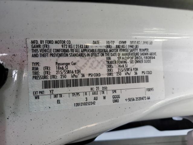 Photo 11 VIN: 1FADP3F28DL180894 - FORD FOCUS 