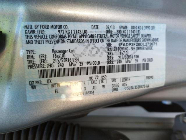 Photo 9 VIN: 1FADP3F28DL272071 - FORD FOCUS SE 