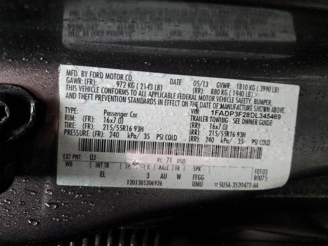 Photo 12 VIN: 1FADP3F28DL345469 - FORD FOCUS SE 