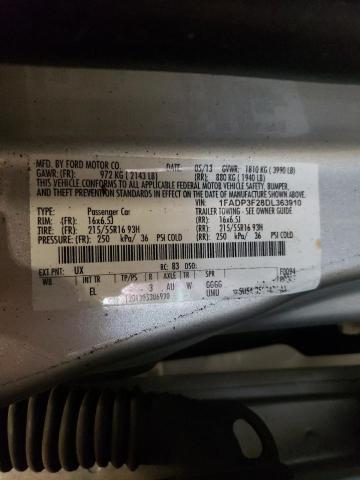 Photo 11 VIN: 1FADP3F28DL363910 - FORD FOCUS SE 