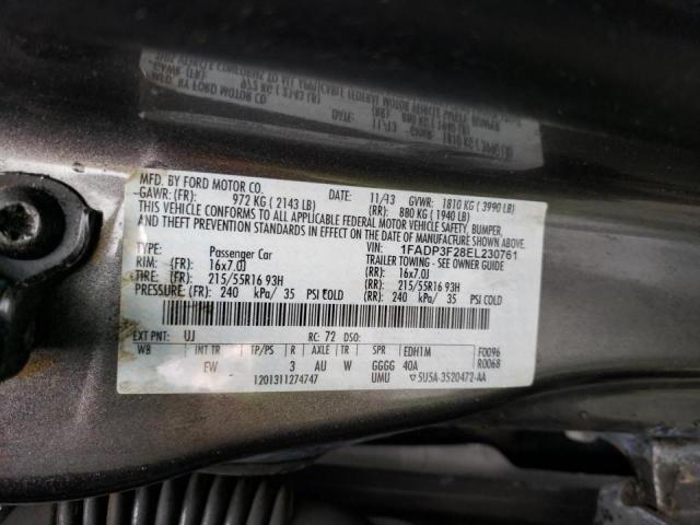 Photo 11 VIN: 1FADP3F28EL230761 - FORD FOCUS SE 