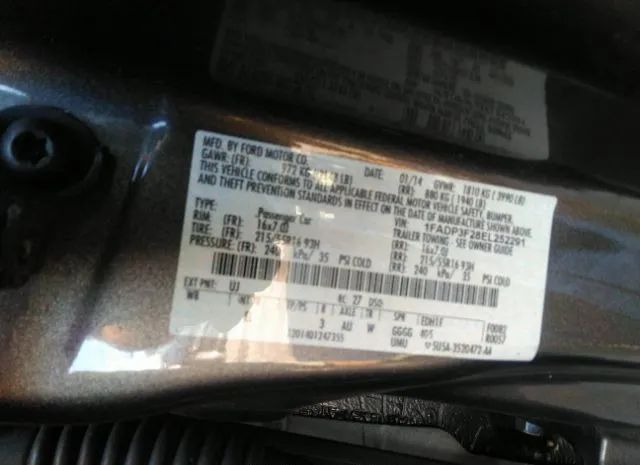 Photo 8 VIN: 1FADP3F28EL252291 - FORD FOCUS 