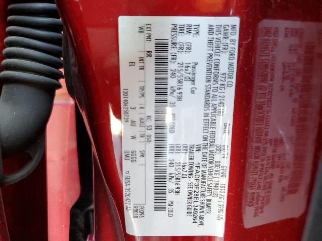 Photo 9 VIN: 1FADP3F28EL349264 - FORD FOCUS SE 