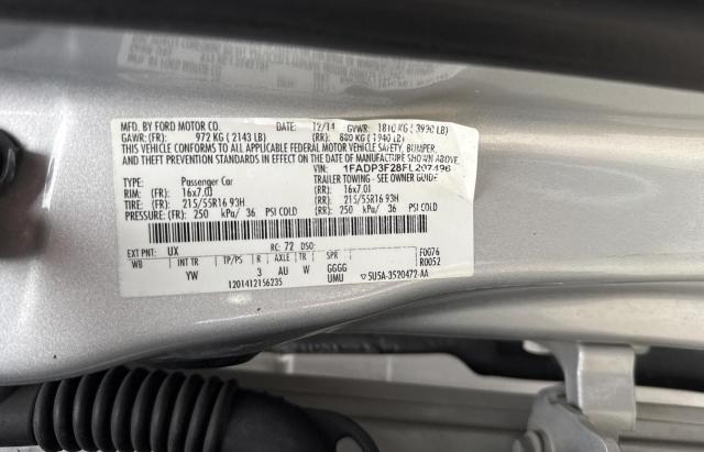 Photo 9 VIN: 1FADP3F28FL207496 - FORD FOCUS SE 