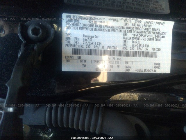 Photo 8 VIN: 1FADP3F28FL345040 - FORD FOCUS 