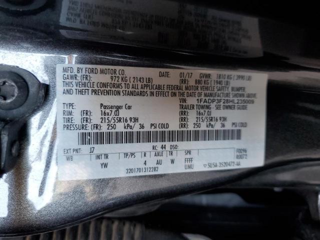 Photo 11 VIN: 1FADP3F28HL235009 - FORD FOCUS SE 