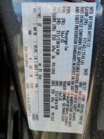 Photo 11 VIN: 1FADP3F28HL326863 - FORD FOCUS SE 