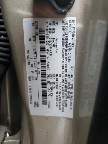 Photo 11 VIN: 1FADP3F28HL335935 - FORD FOCUS SE 