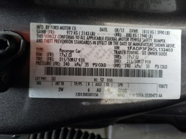 Photo 9 VIN: 1FADP3F29DL132403 - FORD FOCUS SE 