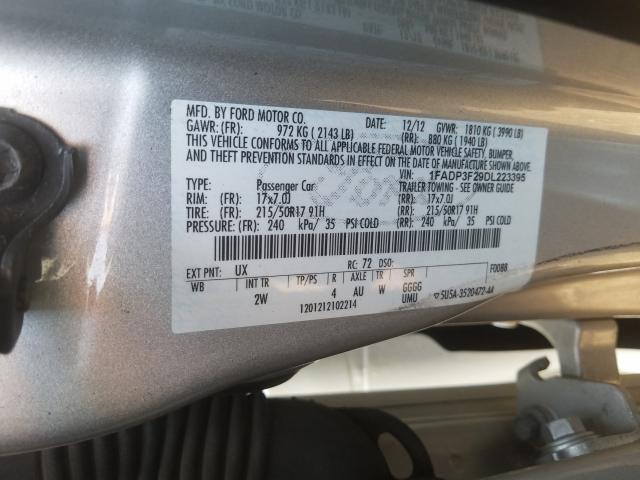 Photo 9 VIN: 1FADP3F29DL223395 - FORD FOCUS SE 