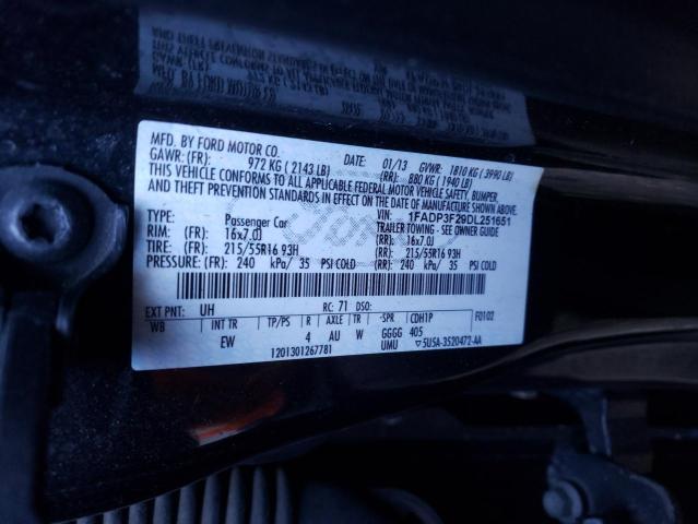 Photo 9 VIN: 1FADP3F29DL251651 - FORD FOCUS SE 