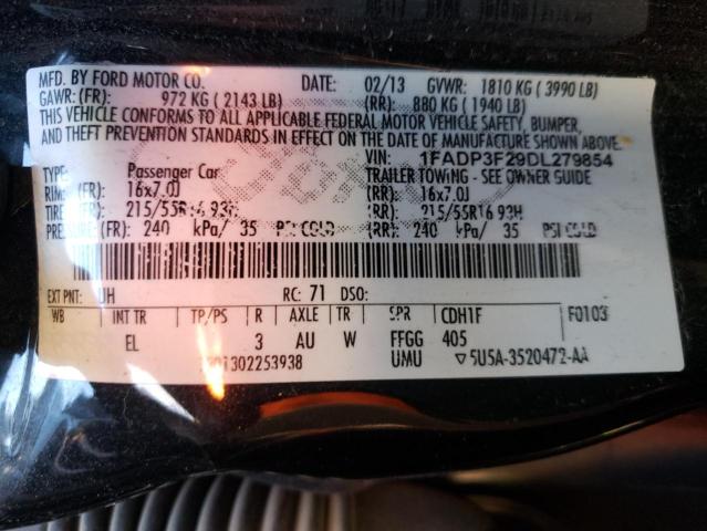 Photo 9 VIN: 1FADP3F29DL279854 - FORD FOCUS SE 