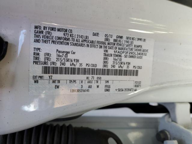 Photo 11 VIN: 1FADP3F29DL340832 - FORD FOCUS SE 