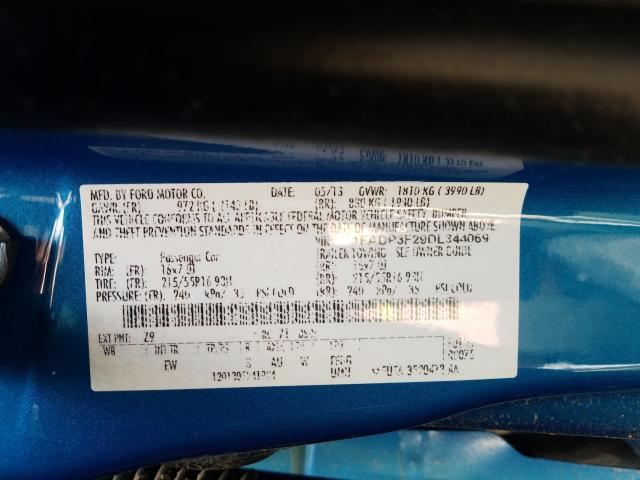 Photo 9 VIN: 1FADP3F29DL344069 - FORD FOCUS SE 