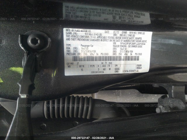 Photo 8 VIN: 1FADP3F29FL221004 - FORD FOCUS 