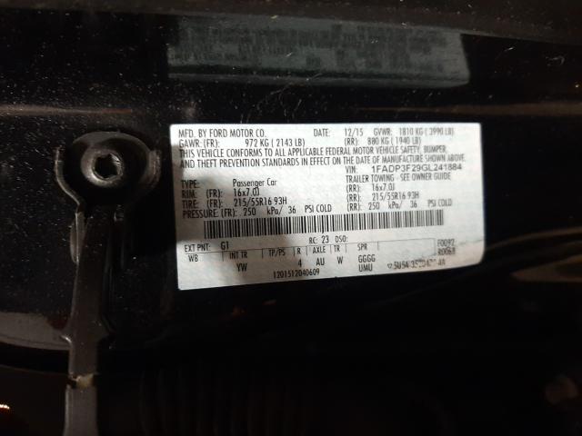 Photo 9 VIN: 1FADP3F29GL241884 - FORD FOCUS SE 