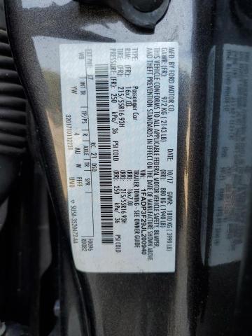 Photo 12 VIN: 1FADP3F29JL200940 - FORD FOCUS SE 