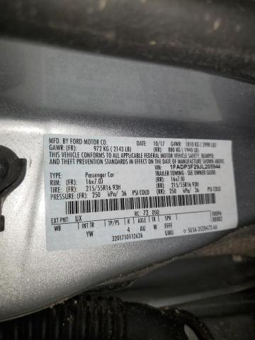 Photo 11 VIN: 1FADP3F29JL205944 - FORD FOCUS 