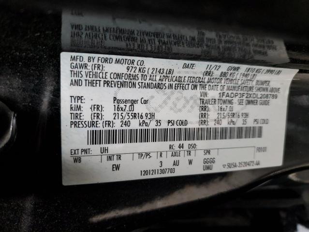 Photo 11 VIN: 1FADP3F2XDL208789 - FORD FOCUS 