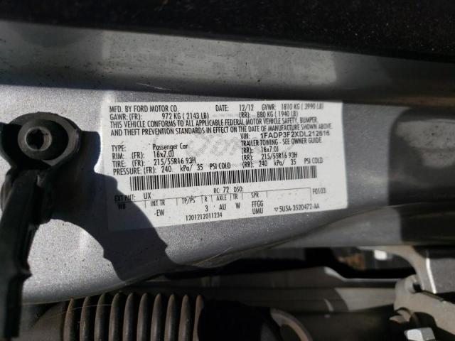 Photo 9 VIN: 1FADP3F2XDL212616 - FORD FOCUS SE 